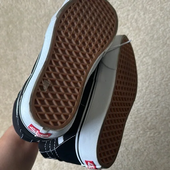 Vans Classic Black and White High-Tops - Picture 4 of 5